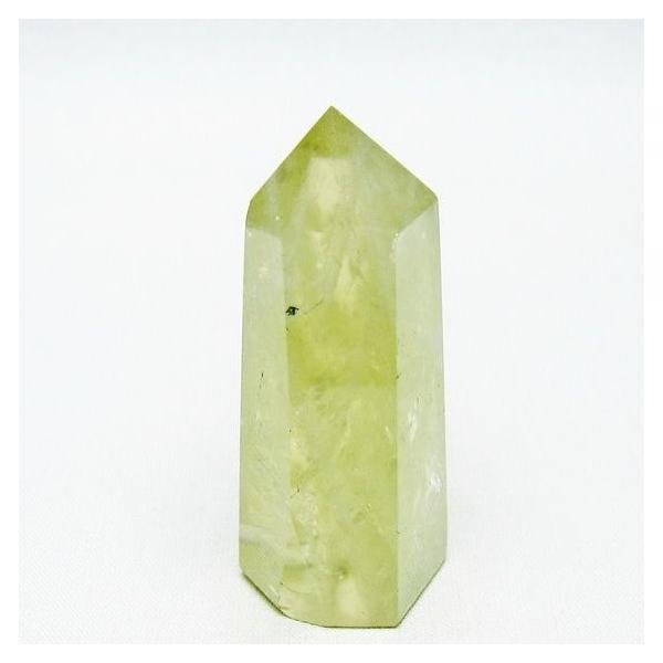 シトリンクォーツ 六角柱 シトリン ポイント 置物 一点物 142-10138