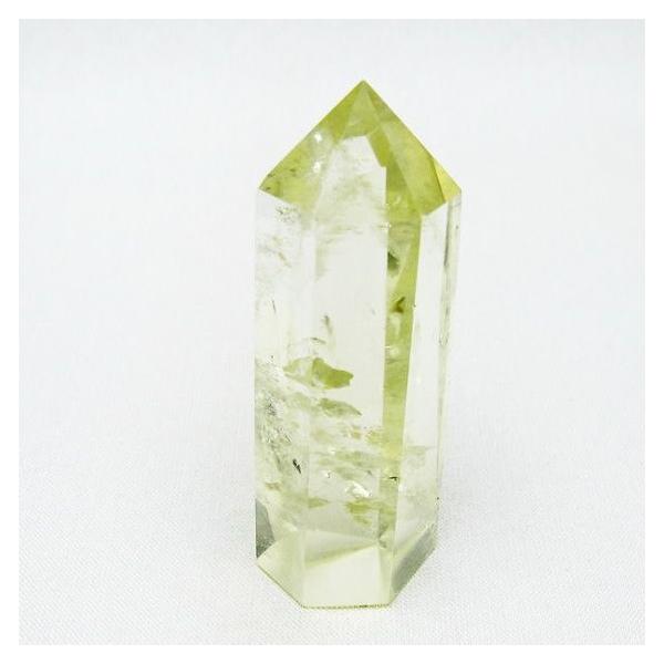 シトリンクォーツ 六角柱 シトリン ポイント 置物 一点物 142-10328