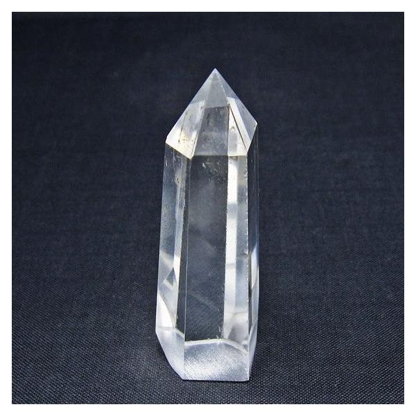 水晶 六角柱 ポイント 置物 一点物 142-11180 : 天然石