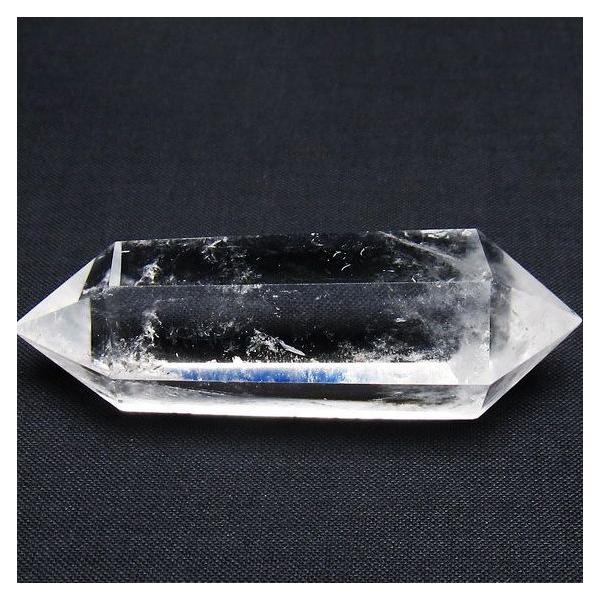 水晶 六角柱 ダブルポイント 一点物 142-8648 : 天然石