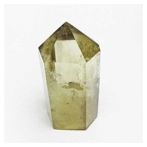 シトリンクォーツ 六角柱 虹入り 一点物 142-8781 : 天然石