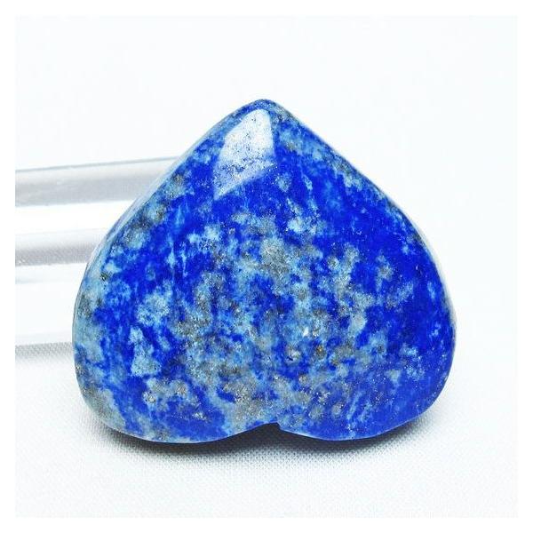 ラピスラズリ 置物 ハート 一点物 145-1194 : 天然石