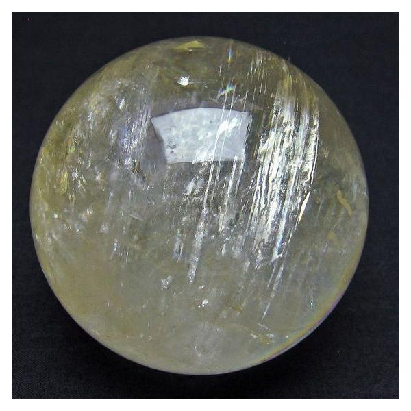 カルサイト 丸玉 スフィア 虹入り 63mm 一点物 151-1310 : 天然石