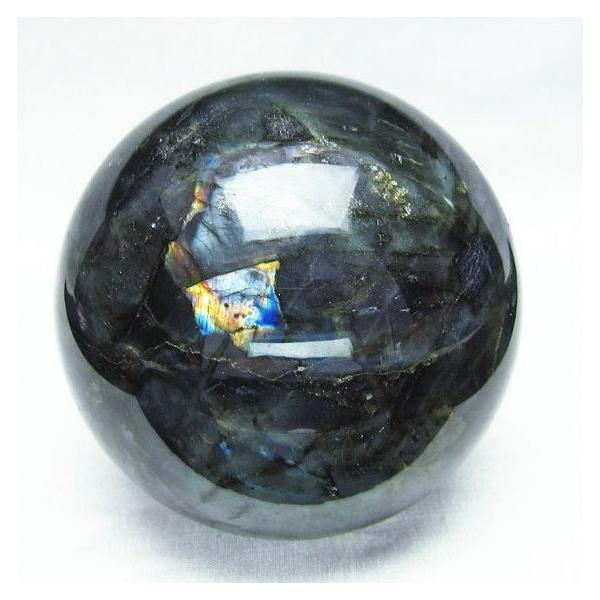 1.1Kg ラブラドライト 丸玉 Labradorite スフィア 95mm 送料無料 一点物 151-1596