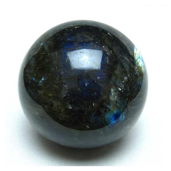 ラブラドライト 丸玉 73mm スフィア 一点物 151-5036 : 天然石
