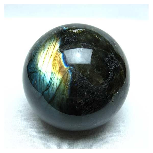ラブラドライト　スフィア（丸玉） ラブラドライト 丸玉 74mm スフィア 一点物 151-5053 : 天然石