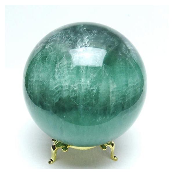 2Kg フローライト 丸玉 105mm 蛍石 スフィア 螢石 一点物 [送料