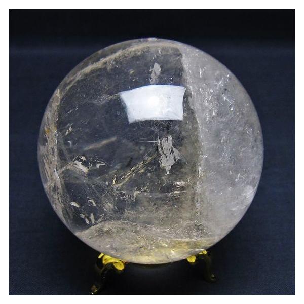 水晶スフィア 水晶 スフィア 丸玉 72mm 水晶玉 球体 玉 一点物 [送料無料] 151-7849