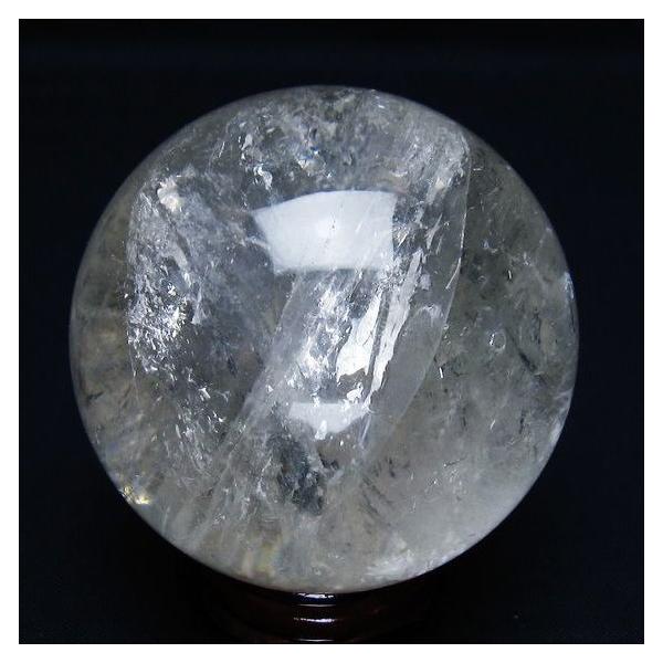 水晶 丸玉 63mm スフィア 置物 水晶玉 一点物 151-8899 : 天然石