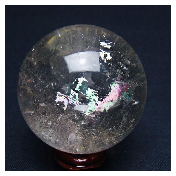 水晶 丸玉 53mm スフィア 置物 水晶玉 一点物 送料無料 151-9036