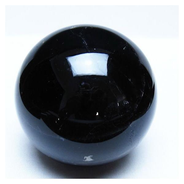 モリオン 黒水晶 丸玉 83mm スフィア 一点物 151-9327 : 天然石
