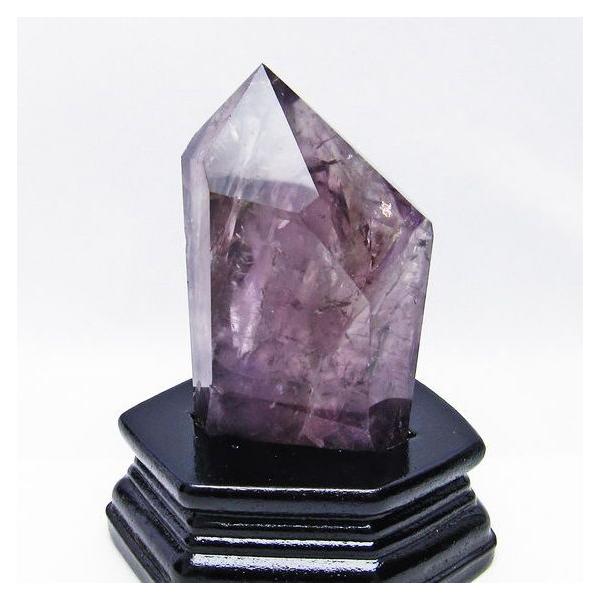 一点物】虹入り✨アメジスト 六角柱 ポイント ✩.*˚