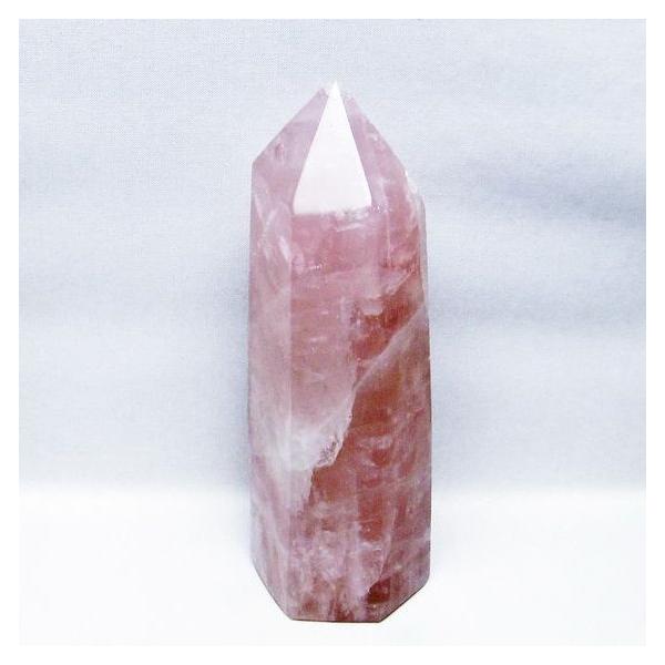 1.1Kg ローズクォーツ 六角柱 一点物 [送料無料] 152-2748 : 天然石