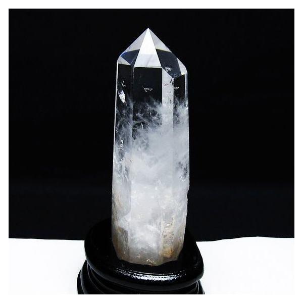 水晶 六角柱 台座付属 一点物 152-3044 : 天然石