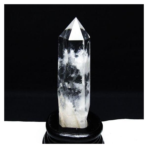 天然石/六角柱/水晶/台座付 水晶 六角柱 台座付属 一点物 [送料無料] 152-3076 : 天然石