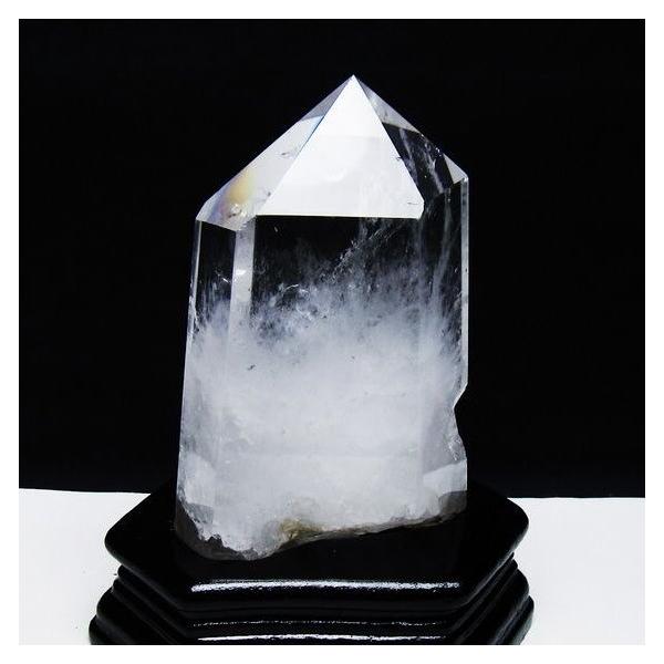 ✤Fuutan✤様 水晶ポイント♡六角柱♡水泡♡ラスト 水晶ポイント 六角柱 クリスタル ポイント 183g - LIANA - Hapima