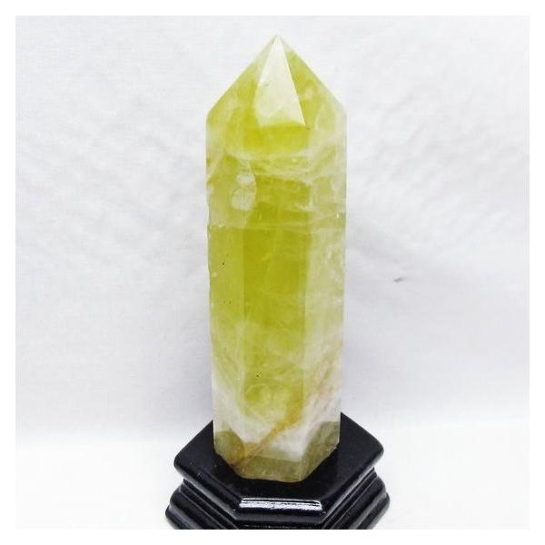 AAAAAAAAAA級【金運UP】★天然シトリン六角柱B1216/YS/290A シトリン 六角柱 シトリンクォーツ ポイント 台座付属 一点物 152-4116