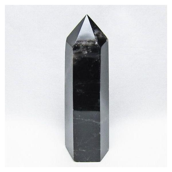 黒水晶 ポイント モリオン 六角柱 置物 一点物 152-4366 : 天然石