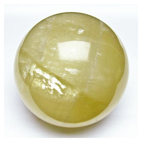 カルサイト　スフィア　約64mm カルサイト 丸玉 64mm スフィア 一点物 151-4081 : 天然石
