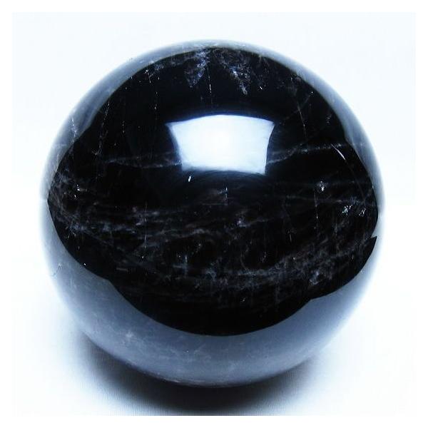 3.4Kg モリオン 黒水晶 丸玉 138mm スフィア 一点物 送料無料 161-941