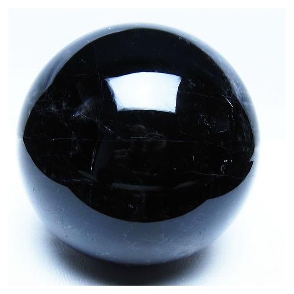 2.6Kg モリオン 黒水晶 丸玉 128mm スフィア 一点物 送料無料 161-947