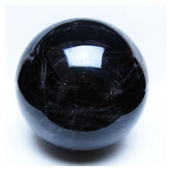3.6Kg モリオン 黒水晶 丸玉 140mm スフィア 一点物 送料無料 161-964
