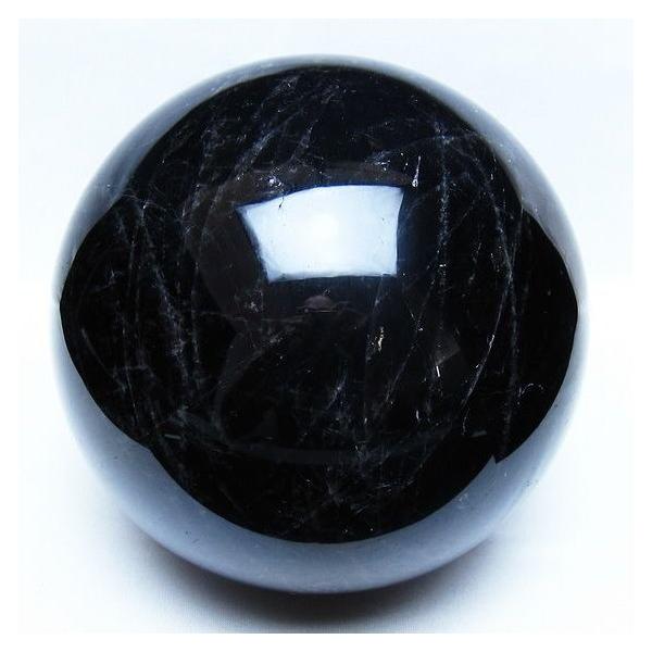 5.3Kg モリオン 黒水晶 丸玉 160mm スフィア 一点物 送料無料 161-983