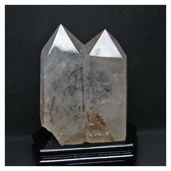 5.3Kg 水晶 六角柱 白水晶 水晶ポイント 台座付属 送料無料 一点物 162