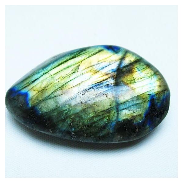 ラブラドライト タンブル 原石 磨き石 一点物 171-4358 : 天然石