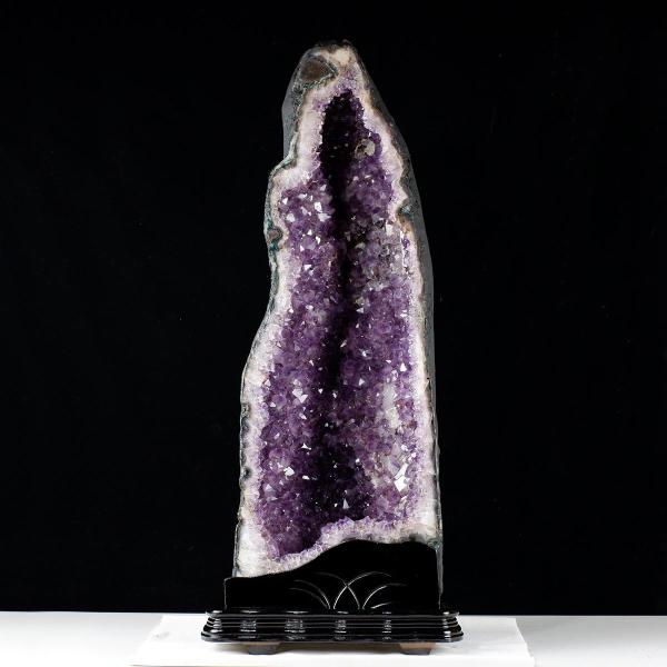 天然石アメジストの原石 置物NO.090713 天然石アメジストの原石 置物NO