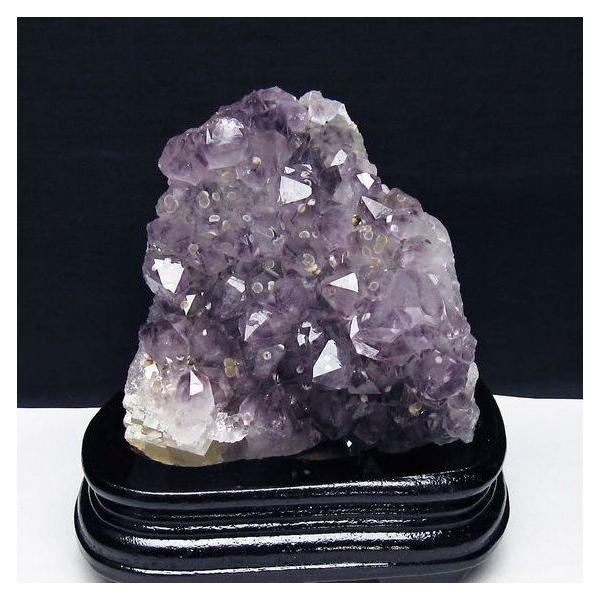 1.2Kg アメジスト クラスター ウルグアイ産 原石 amethyst 台座付属