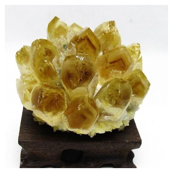 シトリン クラスター シトリンクォーツ 原石 台座付属 一点物 182-8448