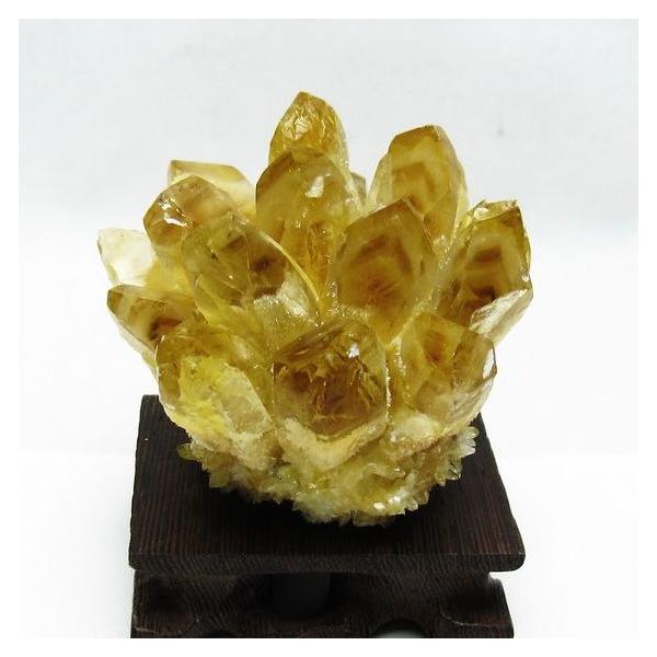 【コレクション】龍彫刻 シトリン原石 747g 高透明 虹入り 台座付 シトリン クラスター シトリンクォーツ 原石 台座付属 一点物 182-8458