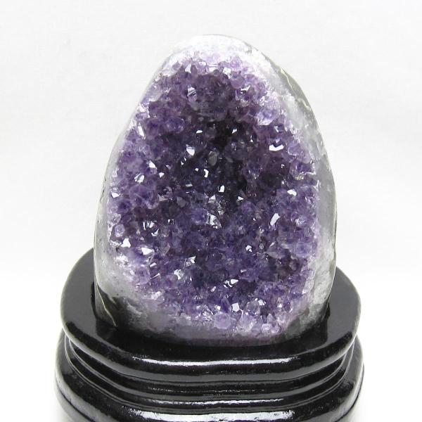 1Kg アメジスト 原石 ウルグアイ産 クラスター amethyst 台座付属 送料