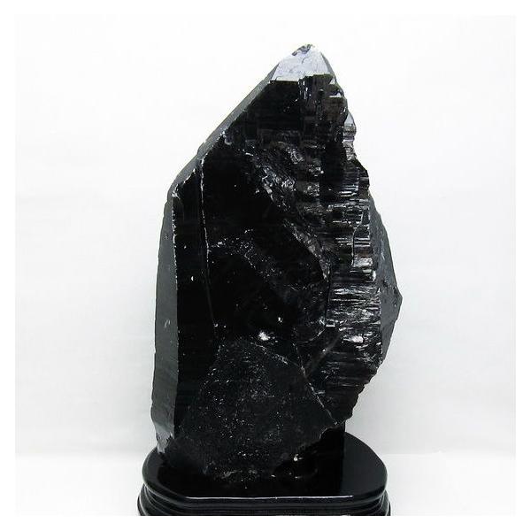 モリオン 7.3Kg 原石 黒水晶 山東省産 台座付属 一点物 送料無料 191