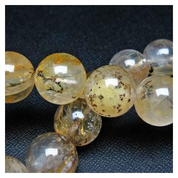 デンドリティッククォーツ ブレスレット 15mm 一点物 211-1568
