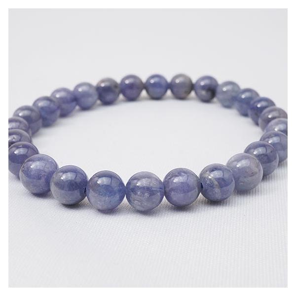 タンザナイト ブレスレット 7mm 一点物 211-1997 : 天然石