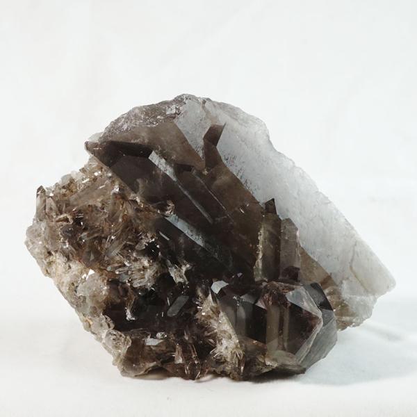 スモーキークォーツ クラスター モリオン 黒水晶 煙水晶 原石 ブラジル