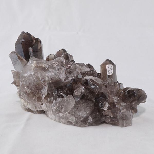 スモーキークォーツ クラスター モリオン 黒水晶 原石 ブラジル産 一点