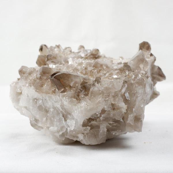 1.1Kg スモーキークォーツ クラスター ブラジル産 煙水晶 原石 一点物