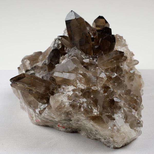 2Kg スモーキークォーツ クラスター ブラジル産 煙水晶 原石 一点物