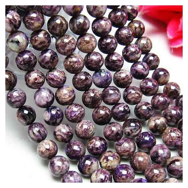 チャロアイト 一連 10mm 送料無料 ランダム発送 714-80 : 天然石