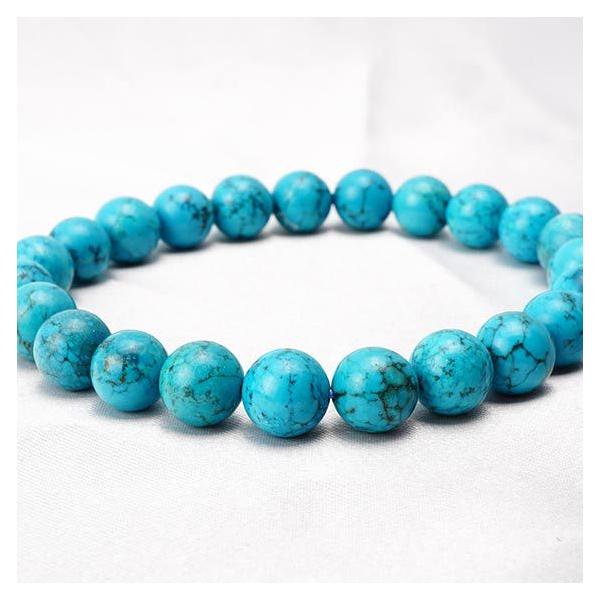 ハウライト ターコイズ トルコ石 ブレスレット 8mm ランダム発送