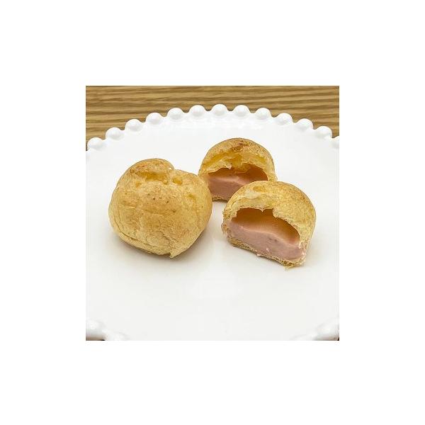 ◇商品名：冷凍ケーキ 栄屋乳業 業務用いちごプチシュー 12個入◇ポイント：自家製のカスタードクリームをベースとした苺クリームとホイップクリームを配合したブレンドクリームを一口サイズのシューパフに入れました。◇最終加工地：日本(愛知)◇主要...