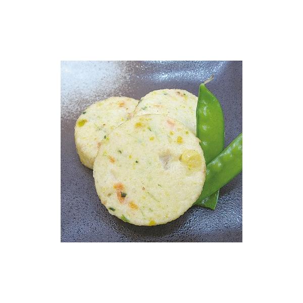 ◇ポイント：豆腐とすり身の生地に野菜を彩りよく加えました。ふわふわした食感が特徴です。お好みの調理方法でお召し上がりください。◇最終加工地：日本(広島)◇主要原材料：野菜(にんじん、たまねぎ、とうもろこし、かぼちゃ、ほうれん草)、植物油脂(...