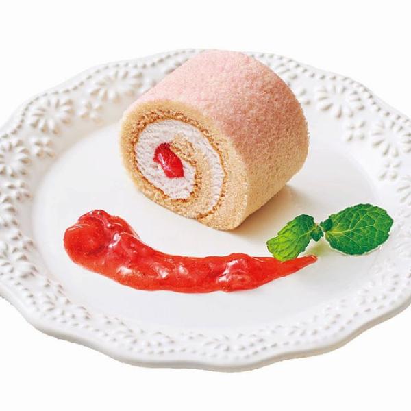 ◇ポイント：淡いピンクのグラデーションがかわいらしいふんわりスポンジ生地で、甘酸っぱい苺みるく風味のクリームとフレッシュな苺ダイス入りソースを巻き上げました。苺みるくをイメージした色合いで冬から春のテーブルを彩ります。◇最終加工地：日本(宮...