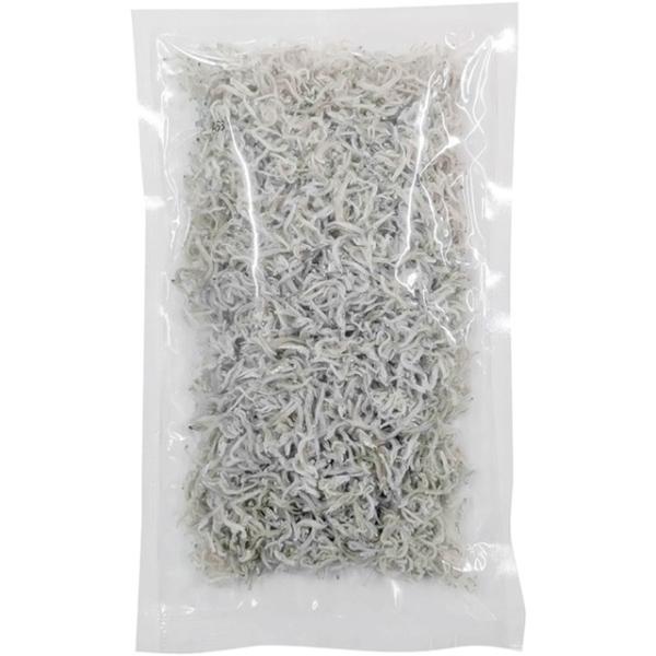 韓国産のちりめんを自社工場で丁寧に選別した自慢の商品です。ご飯やパスタ、和え物、サラダのトッピングなどにおすすめです。◇最終加工地：日本(広島)◇主要原材料：いわし稚魚(韓国産)、食塩◇内容量：100g◇調理方法：自然解凍注意:●パッケージ...