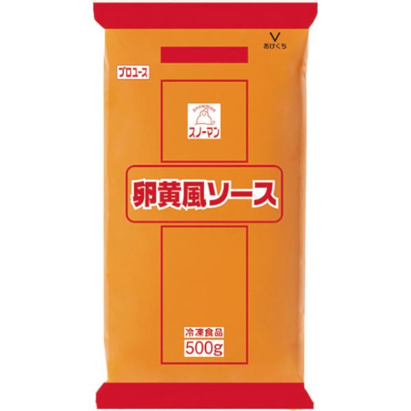 生の卵黄を溶いたような味わいのソースです。加熱しても固まりません。◇最終加工地：日本◇主要原材料：液卵(国内製造)、乳等を主要原料とする食品(植物油脂、脱脂粉乳、その他)、ゼラチン、食塩/加工でん粉、トレハロース、他(一部に卵・乳成分を含む...