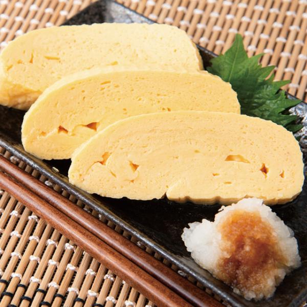 京都・錦市場で職人がひとつひとつ丁寧に焼き上げた手作りだし巻き。フライパンなしでご賞味いただけます。◇最終加工地：日本◇主要原材料：鶏卵(国産)、調味液(水飴、醤油、還元水飴、かつおエキス、その他)、植物油/加工でん粉、トレハロース、pH調...