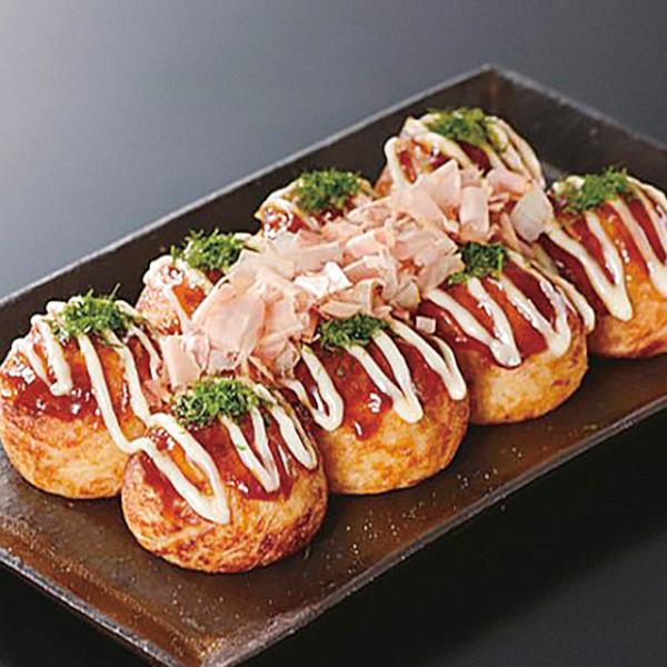 食べ応え抜群の大粒のたこを使用。とろみにこだわり、オーブン調理でも舌触りがなめらかで、口当たりの良い食感です。◇最終加工地：日本◇主要原材料：小麦粉(国内製造)、たこ、キャベツ、植物油脂、全卵、紅しょうが、還元水あめ、揚げ玉、かつおエキス調...